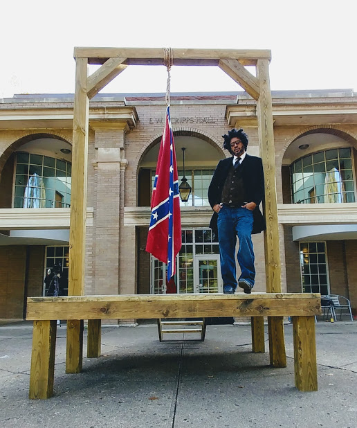 John Sims: "Confederate Flag: A Public Hanging" at Ohio University and the Kennedy Museum of Art