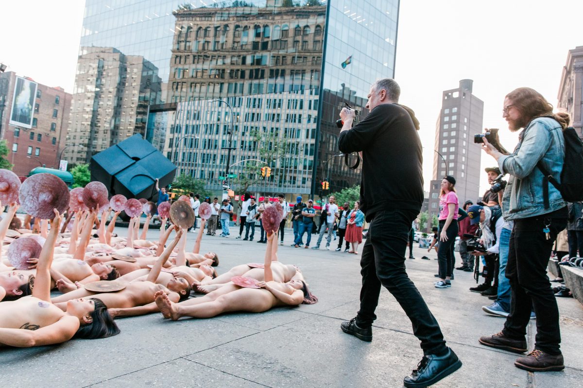 Nude Wethenipple Art Action At Facebook Headquarters Calls Out