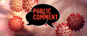 public comment period during coronavirus