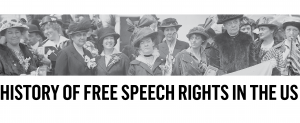 History of Free Speech Rights in the US Virtual Classroom