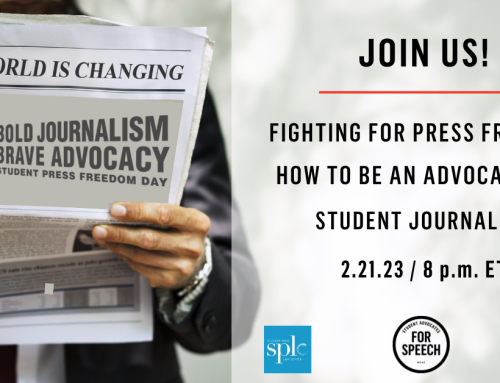 NCAC and SPLC to co-host an online event on fighting for press freedom in U.S. high schools
