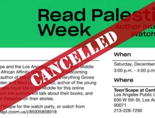 NCAC Urges Los Angeles Public Library to Reschedule Cancelled ‘Read Palestine Week’ Event